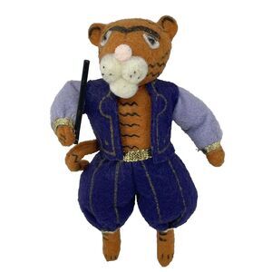 Heart Felts Seasons of Cannon Falls Circus Tiger Ornament 5"‎ Purple Outfit